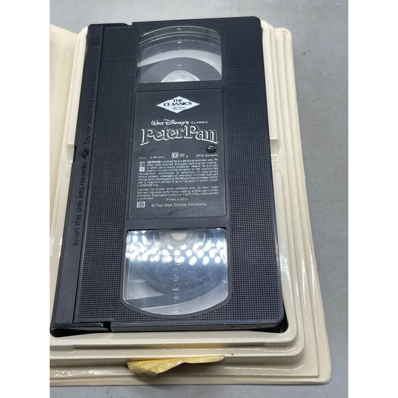 vintage Walt Disney Peter Pan VHS tape cartoon diamond edition English G READ - Picture 3 of 3